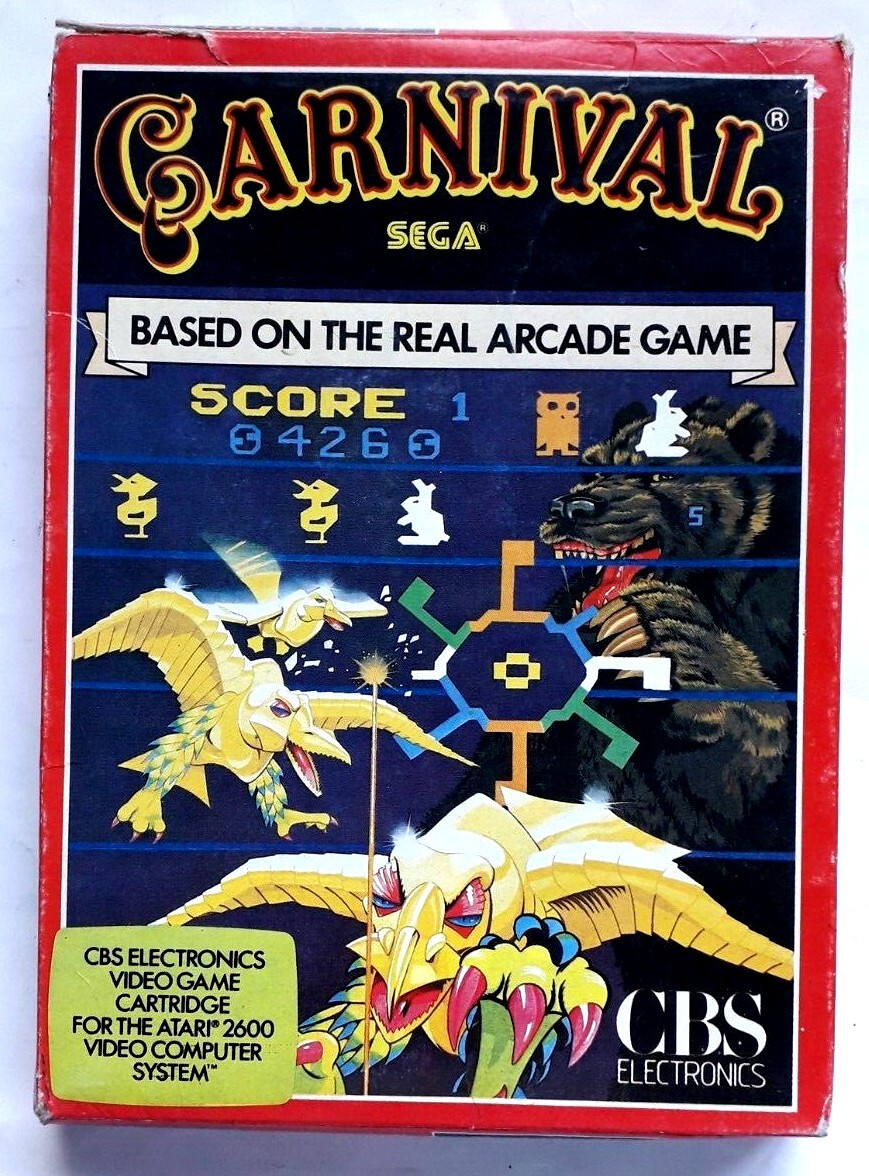 Jeu ATARI 2600 - CARNIVAL - complet