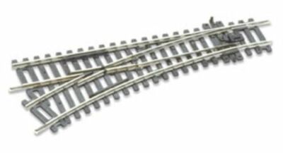 Peco HO Scale ~ New ~ Left Hand Turnout Switch ~ 2nd Radius ~ #2 Setrack ST-241