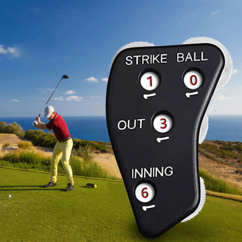4 Wheel Baseball Umpire Clicker Black Baseball Scorer for Baseball Softball Game - Picture 4 of 10