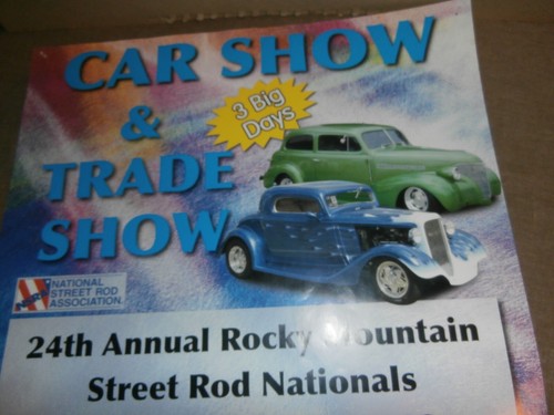 2008 NSRA Street Rod Nationals Show Poster Colorado Fairgrounds Pueblo - Picture 2 of 4