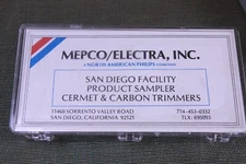 Vintage Lot Cermet & Carbon Trimmers Resistors Mepco/Phillips Samples 1960s