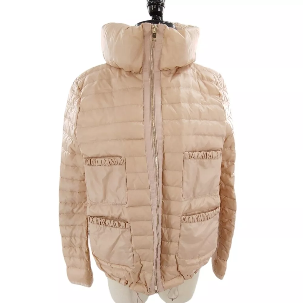 Zara deals velvet puffer