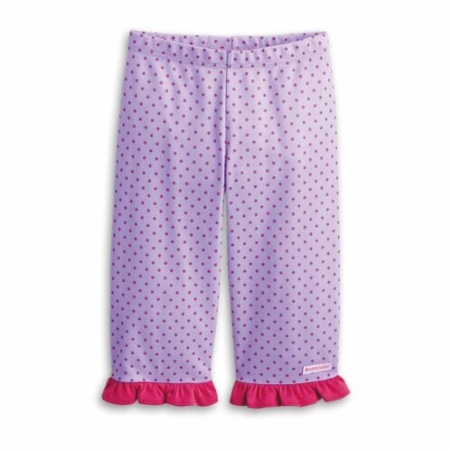Toddler Girls Pajamas Set American Girl Flowers & Dots, Bitty Baby, Size M (4/5) - Picture 3 of 7