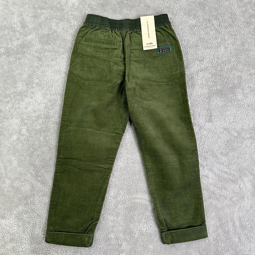 NWT Scotch & Soda Kid's Corduroy Loose Tapered Fit Pants Size 6 / 116 Green $108 - Picture 2 of 9