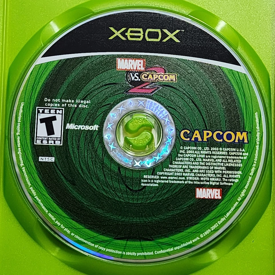 Marvel vs Capcom 2 - (Microsoft Xbox Original) Tested  - Image 3 of 4