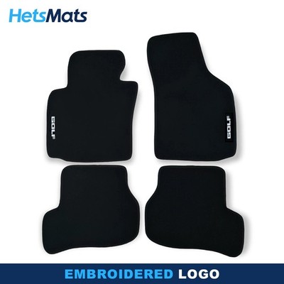 For VW Golf Mk5 2003-2012 Quality Black Velour Carpet Car Floor Mats Liners