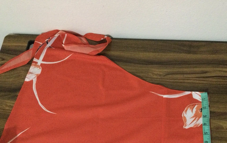 Vestido De Colección Malihini Envolvente Sarong Convertible Playa Cubrir Talla Única Floral Rojo Foto 4 de 4