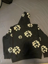 Denim Tears Men's Heavyweight Cotton Wreath Hoodie Size x Large open to offers