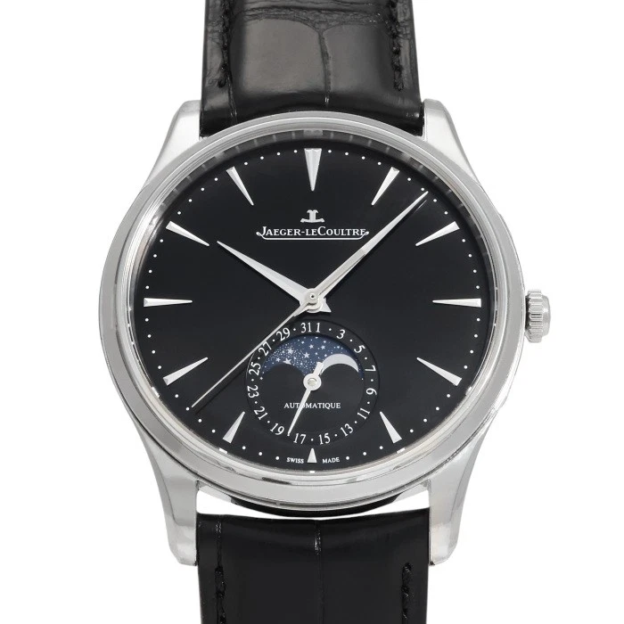 Jaeger LeCoultre — Jaeger-LeCoultre Master Q1368471 Stainless Steel 39.0mm Black Dial #YKW519