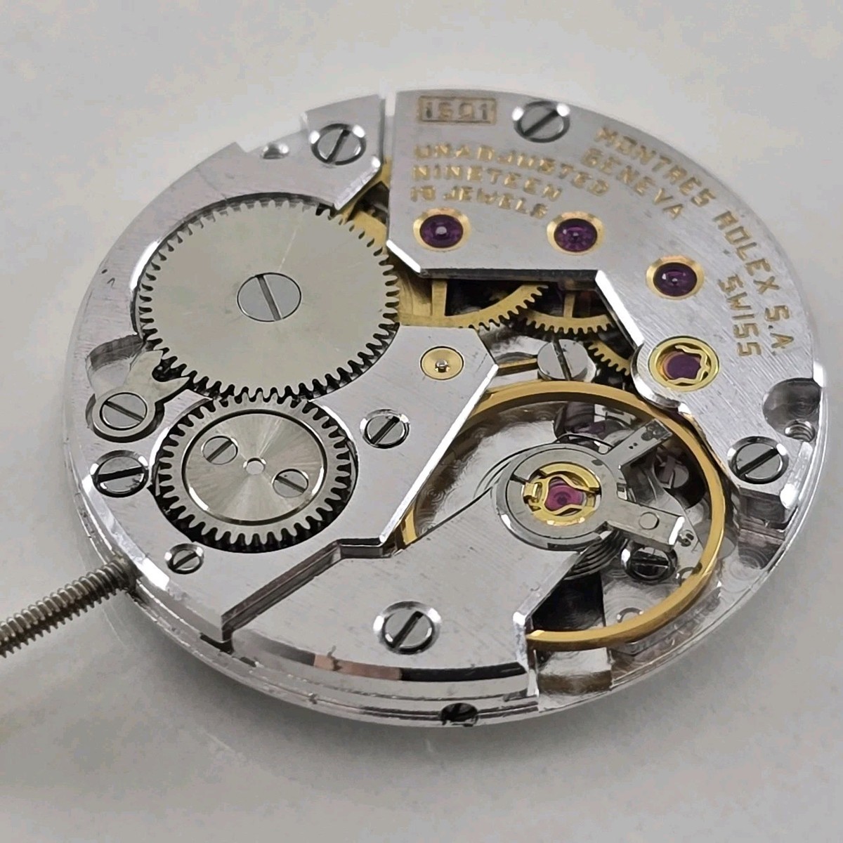 ワンダーフォーゲル1860 ROLEX VINTAGE 1601 MANUAL WIND MOVEMENT COMPLETE (V.GOOD & 100