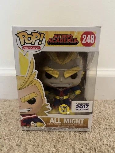 Funko Pop! My Hero Academia All Might #248 GITD Glow in the Dark Funimation 2017