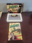 New ListingZombies Ate My Neighbors Super Nintendo Box And Manual W/Reproduction Game