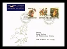 Dr Jim Stamps Liechtenstin 1983 Carnival & Lenten Customs 3v Set First Day Cover