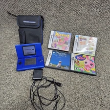 Nintendo DS  working with charger, case,  games  Parts Or Repair Please Read!!