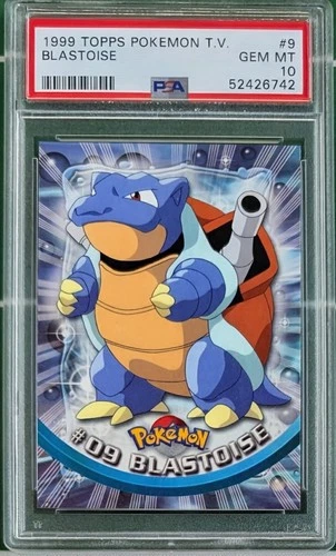 1999 Topps Pokemon T.V. Blastoise PSA 10 Gem Mint #9