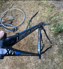 Boardman Model Bicycle Frame Unisex Adults Black/Blue/Grey good condition