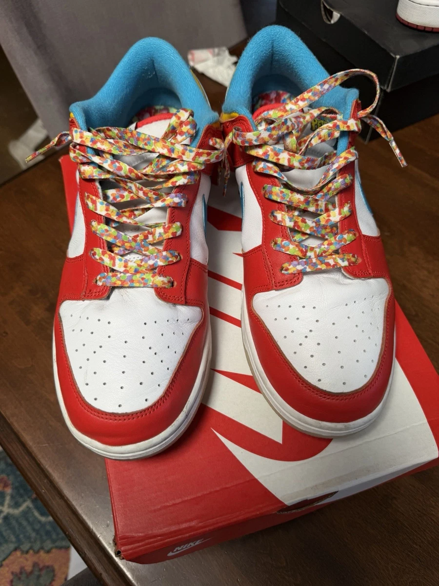 Nike Dunk Low White Red Blue | eBay