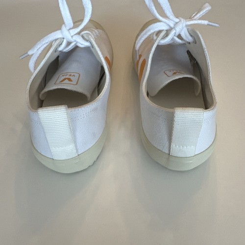 Veja Women’s 7 Nova Screen Printed Organic Cotton Canvas Low Top Trainers Shoes - Picture 5 of 21