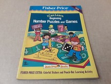 1988 Fisher Price I Can Learn Beginning Number Puzzles and Games