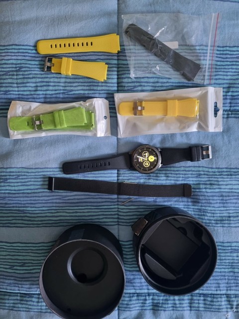 22mm Vera Pelle Cinturino per orologio Banda per Samsung Glaxy Gear S3  Frontier