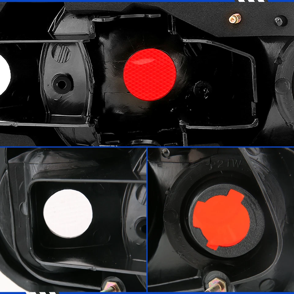 1990-1997 Mazda MX-5 Miata NA Roadster conjunto de lanternas traseiras cromadas - Imagem 4 de 4