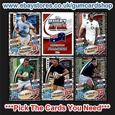 RUGBY ATTAX WORLD CUP 2015 LEGEND CARDS  CHOOSE
