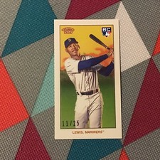 Kyle Lewis Diamondbacks RC 11/25 made Background Variation 2020 topps T206 ser 4