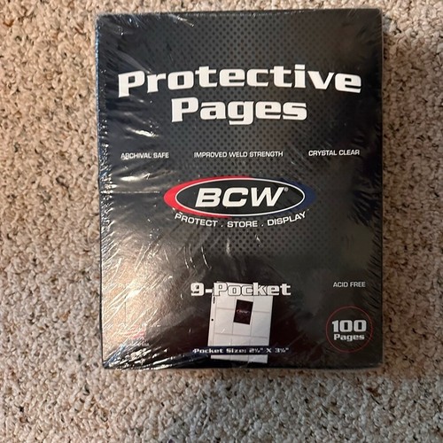 BCW 100 Schutzseiten für 9-Pocket Display