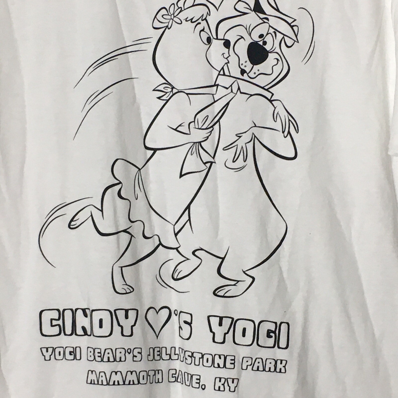Mammoth Cave Shirt Yogi Bears Yellowstone Park White … Gem