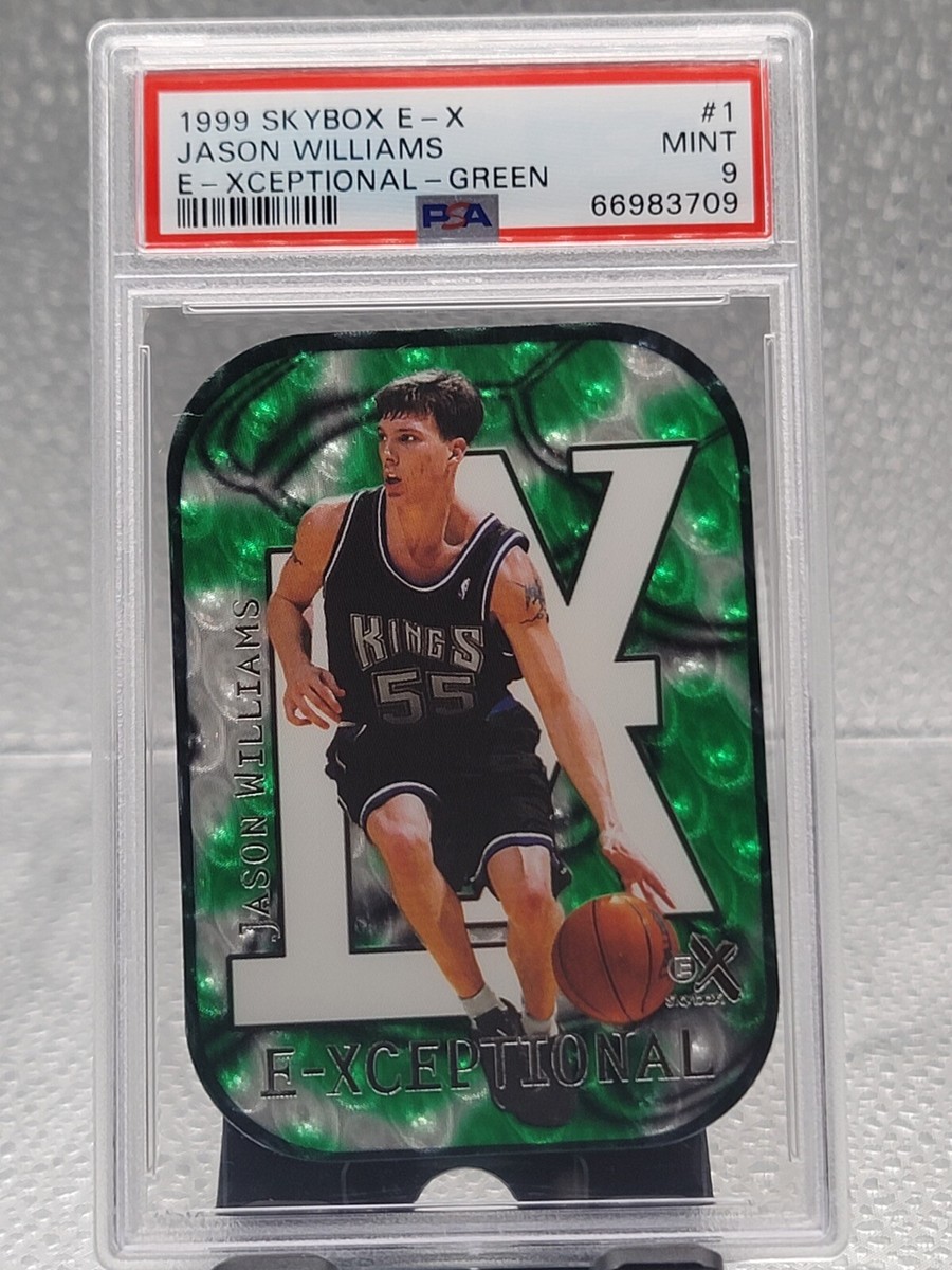 1999-00 Skybox EX Jason Williams E-Xceptional Green 337/500! PSA 9 