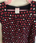 EUC GYMBOREE apple apples back to school girls cotton dress size 4 red,white,blu — photo 2