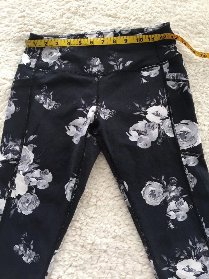 Pantalones de Yoga para Mujer Capri Leggings Recortados Gimnasio Deportes Fitness Pantalones Talla S Foto 3 de 4