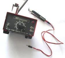 MEISEI HOTWEEZERS 4B&M-10 220V PSU THERMAL WIRE STRIPPER *Seller Repaired*READ