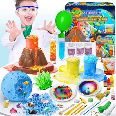 50+ Science Experiments Kit for Children, STEM Activities Toy Gifts for Boys