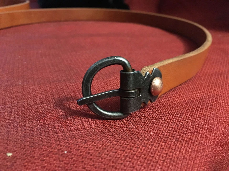 Escudo Vikingo Hebilla Guige Correa/Eslinga - SCA Faire Espada Rennie Knight Armadura LARP Foto 2 de 4