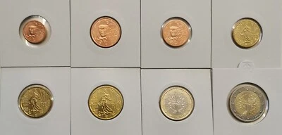 France Coffret De Pièces De Monnaie 1 Cent À 2 Euro (Années 1999 - 2026) - Photo 1/2