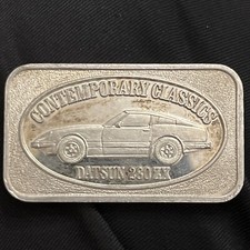 Datsun 280 ZX Contemporary Classics 1 troy oz .999 fine silver art bar B09 88.00 per troy oz