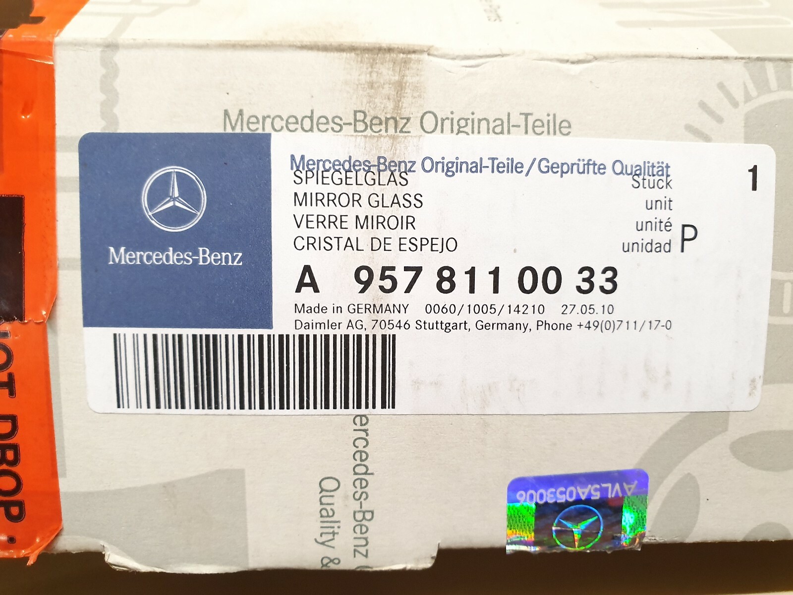 MERCEDES LKW Spiegelglas A9578110033 online kaufen | eBay