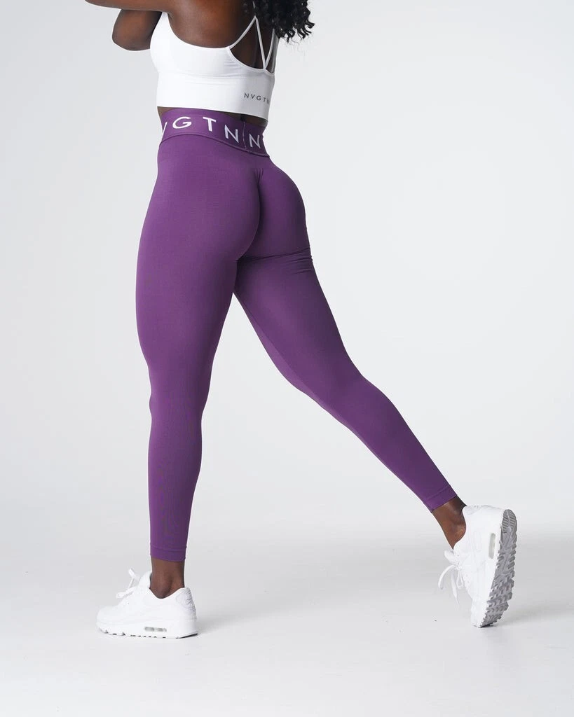 NWT Nvgtn Sport Seamless Leggings Amethyst Small