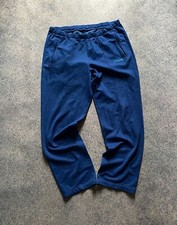 Vintage 70s 80s Adidas Trefoil Stripe Sweatpants Pants Soccer Blue Size L-XL