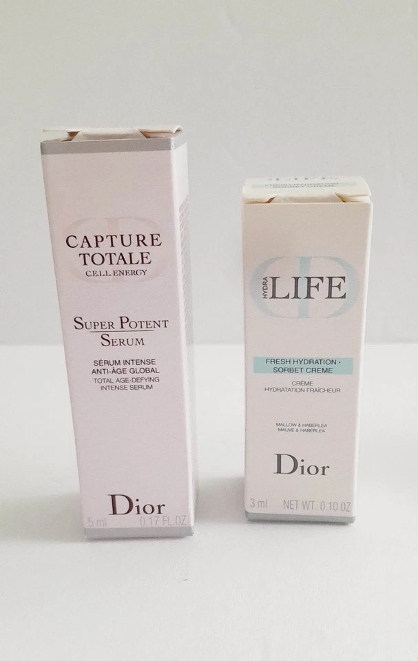 Dior Serum Sample Capture Totale Cell 5 мл и увлажняющий сорбет-крем iLife 3 мл - Изображение 3 из 3