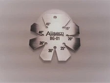 Chisel bevel gauge / gage - heavy 14g stainless steel