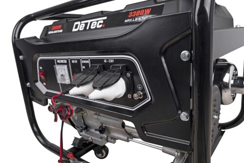 DeTec Notstromaggregat Benzin 3300 Watt Generator 7 PS 230V Stromerzeuger 3,3Kw - Bild 4 von 9