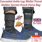 Concealed Hidden Ankle Leg Wallet Running Sports Travel Clutch Pouch Purse Bag
