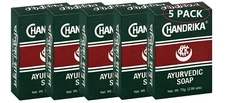 Chandrika Ayurvedic Soap 3 oz- 5 Pack