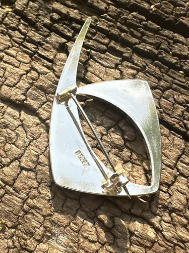 Spilla Jacob Tostrup in argento sterling Norvegia norvegese vintage tenuta 1484 - Foto 7 di 7