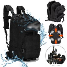 30L Outdoor Military Molle Tactical Hiking Camping Waterproof Rucksack Backpack