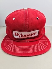 Vintage K Brand USA MADE Corduroy Dyfonate Farm Patch Trucker Hat Snapback Cap