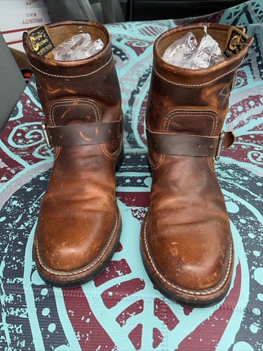 Vintage Chippewa 1901W12 Work Boots w/ Vibram Sole, Women's US 9M | eBay