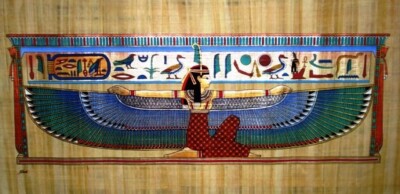 Papyrus - Egyptian Goddess Ma'at.